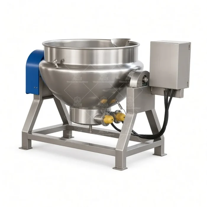 Gas Heated Jacketed Kettle for Jam, Sauce and Meat Cooking - Image 5
