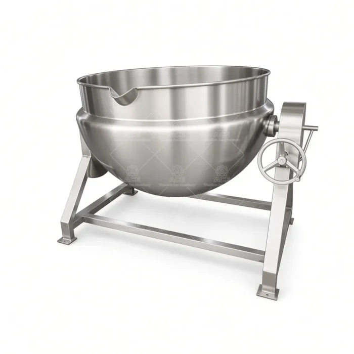Gas-Heated Jacketed Cooking Kettle for Sauce, Soup & Jam Processing - Gambar 5
