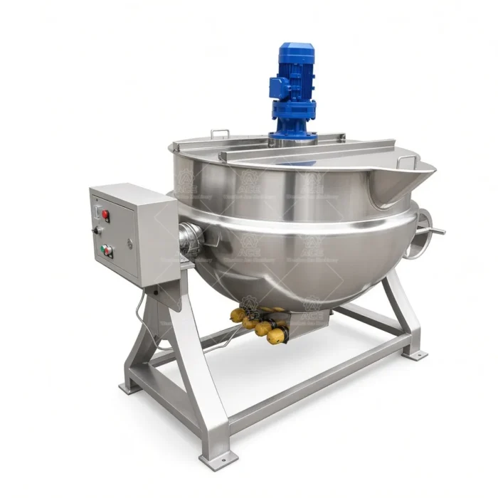 Commercial Tilting Jacketed Kettle for Food Processing - Image 2