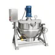 100L Electric Tilting Jacketed Kettle with Scraper and Temperature Control - Imagen 4