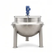Commercial Steam-Heated Jacketed Cooking Kettle with Adjustable Support - 이미지 5