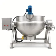 100L Commercial Jacketed Kettle with Agitator Gas Electric or Steam