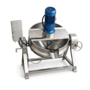 Industrial Jacketed Cooking Kettle, 50–1000L, Multiple Heating Options - 이미지 4