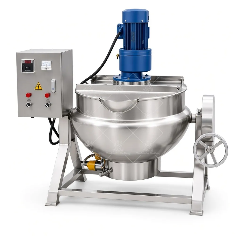 Industrial Jacketed Kettle for Sauce, Jam, Soup and Food Processing