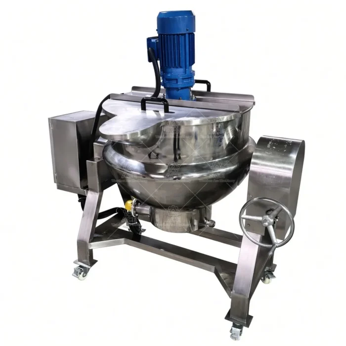 Electric Tilting Jacketed Kettle for Jam, Chili Sauce & Food Processing - รูปภาพ 5