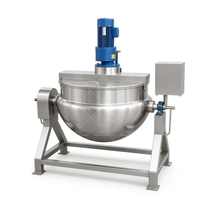 Food Grade Jacketed Kettle for Tomato Sauce and Food Processing - Gambar 6
