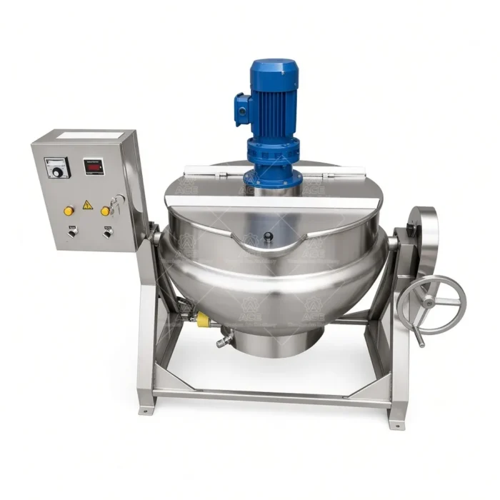 100L Tilting Jacketed Kettle for Food Processing - Image 5