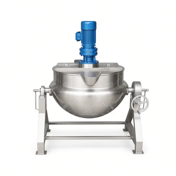 Tilting Jacketed Kettle for Date and Corn Syrup with Mixer - รูปภาพ 3
