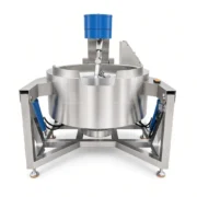 Tilting Jacketed Kettle for Date and Corn Syrup with Mixer - Imagem 4