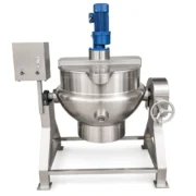 Tilting Jacketed Kettle for Date and Corn Syrup with Mixer - Imagem 6