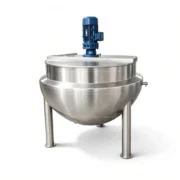 Electric Heating Jacketed Kettle with Stirrer for Food Processing - Image 2