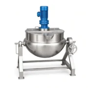 Jacketed Cooking Kettle with Agitator for Food Processing - Ảnh 5
