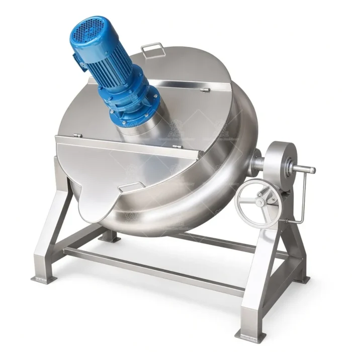Jacketed Cooking Kettle with Agitator for Caramel, Jam & Sauces - Image 3