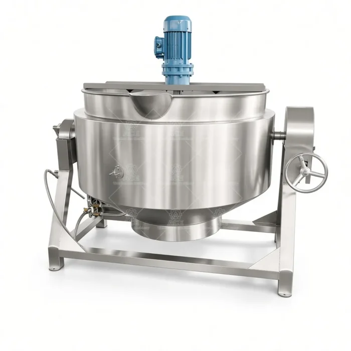 304 316L Stainless Steel Jacketed Kettle for Food Processing - Imagem 2