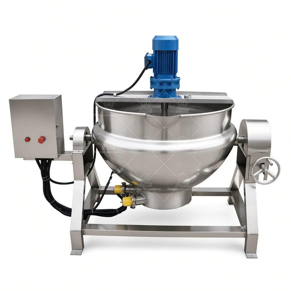 Sanitary Electric Jacketed Kettle for Soup and Sauce Production