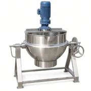 Small Electric Steam Jacketed Kettle with Tilting Basket - 이미지 2
