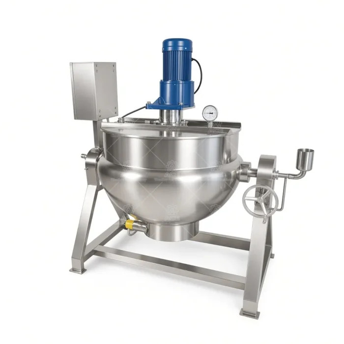 Small Electric Steam Jacketed Kettle with Tilting Basket - 이미지 5