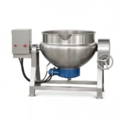 Electric Tilting Jacketed Kettle with Automatic Wall-Scraping Mixer - Imagem 4