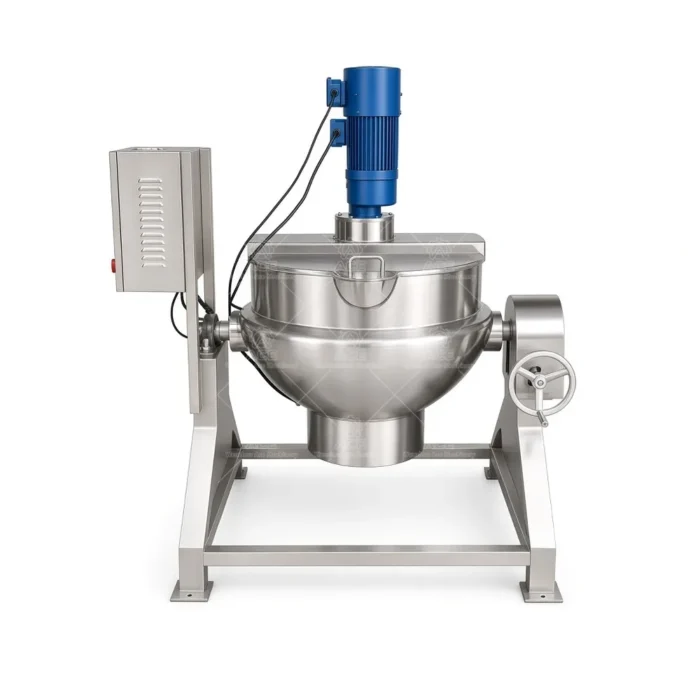 Industrial Jacketed Cooking Kettle for Sauce, Chili Paste & Food Processing - รูปภาพ 2