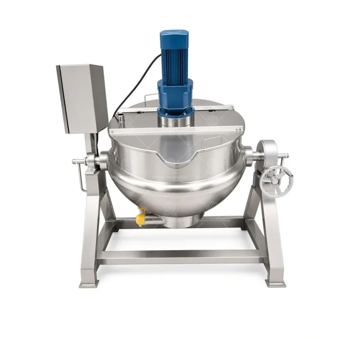 Industrial Jacketed Kettle for Sauce, Jam, Syrup and Chocolate Production - Gambar 2