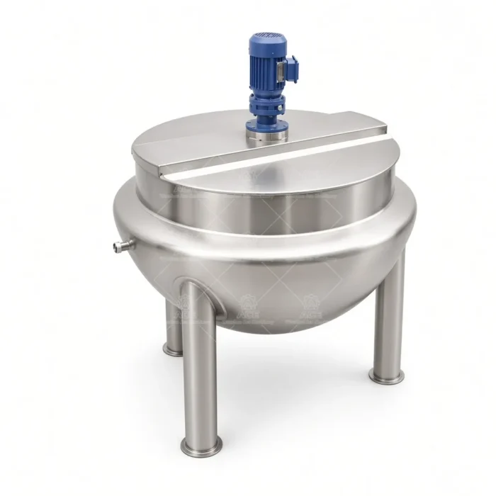 Industrial Jacketed Kettle for Jam Sauce Candy and Food Processing - 이미지 3