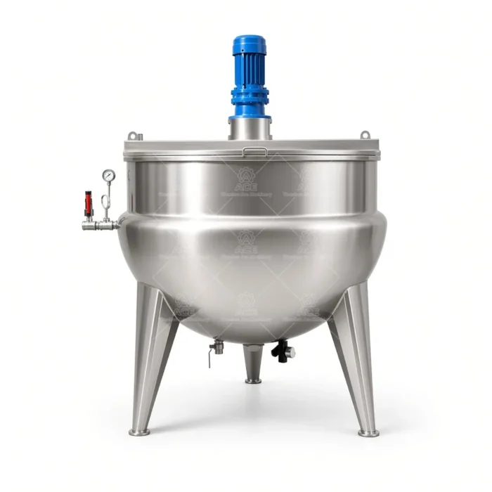 Gas Heated Tilting Jacketed Kettle for Sweet Sauce Processing - 图片 5
