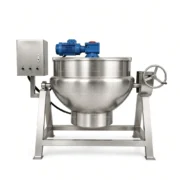 Jacketed Cooking Kettle for Fruit Sauce Bone Broth and Food Processing - Ảnh 5