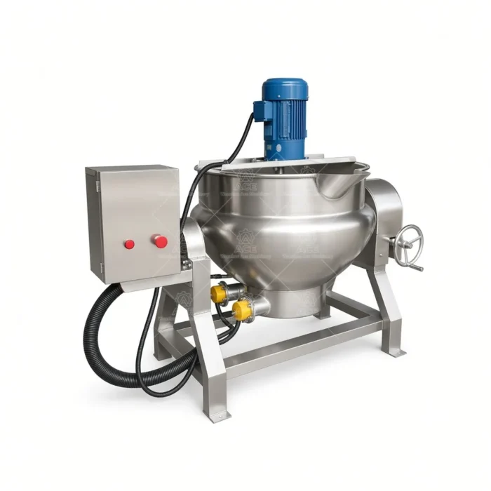 Tilting Jacketed Kettle for Syrup, Jam, Sauce and Food Processing - Imagem 4