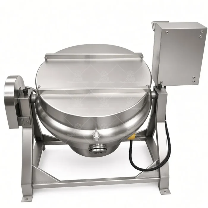 Tilting Jacketed Kettle for Syrup, Jam, Sauce and Food Processing - Imagem 5