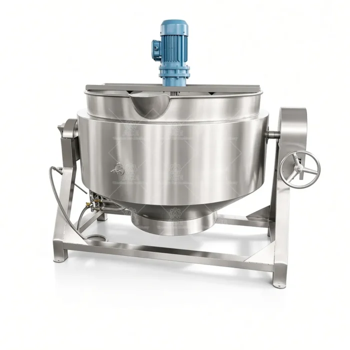 Electric Jacketed Cooking Kettle for Industrial Food Processing - Ảnh 4
