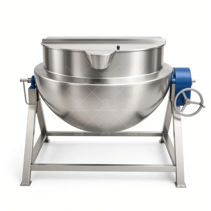 50 to 1000L Jacketed Cooking Kettle with Mixer and Multiple Heating Options - 이미지 5